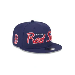 Flash Sale Boston Red Sox Script Kids 9FIFTY Snapback Hat - KTGCaps - Baseball caps for various teams, purchased online at a discount Caps