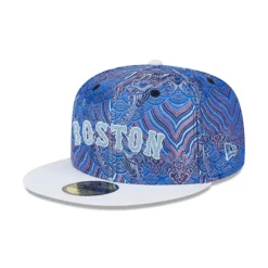 New Boston Red Sox Wave Fill 59FIFTY Fitted Hat - KTGCaps - Baseball caps for various teams, purchased online at a discount Caps