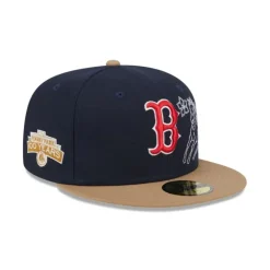 Fashion Boston Red Sox Western Khaki 59FIFTY Fitted Hat - KTGCaps - Baseball caps for various teams, purchased online at a discount Caps