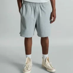 Clearance Brand New Era Alden Heather Gray Sweatshorts - KTGCaps - Baseball caps for various teams, purchased online at a discount Caps