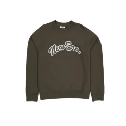 Best Sale Brand New Era Arch Script Dusty Charcoal Crewneck - KTGCaps - Baseball caps for various teams, purchased online at a discount Caps