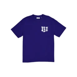 Discount Brand New Era Blackletter Graphic Dark Royal TShirt - KTGCaps - Baseball caps for various teams, purchased online at a discount Caps