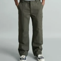 Discount Brand New Era Forge Dusty Charcoal Double Knee Pants - KTGCaps - Baseball caps for various teams, purchased online at a discount Caps