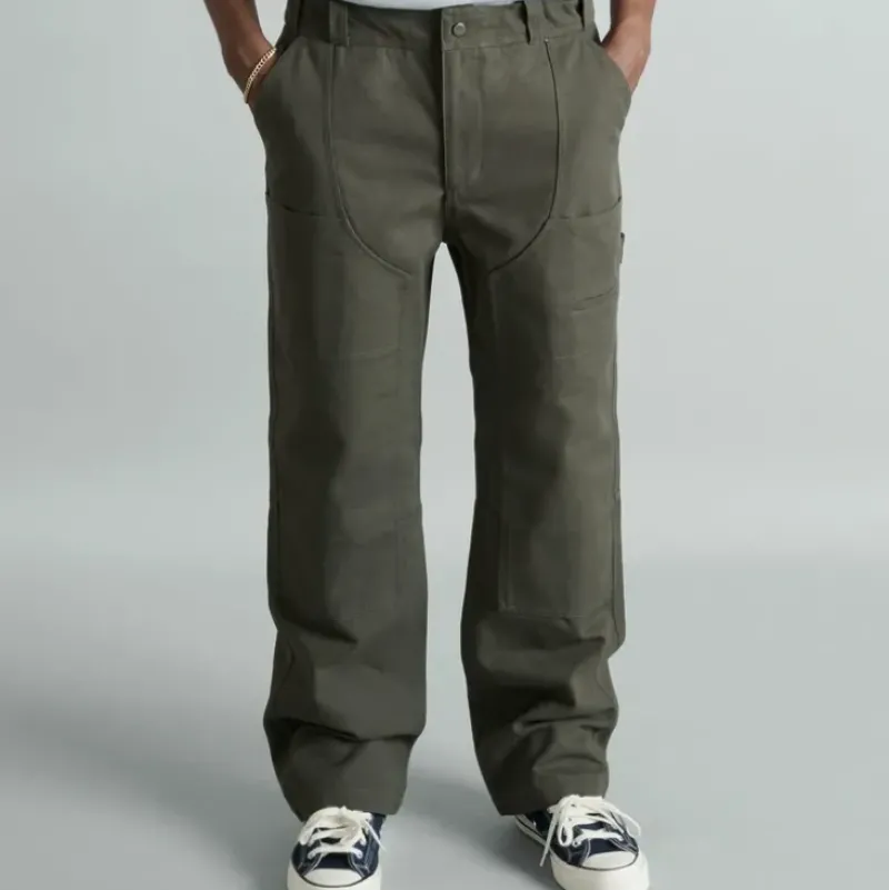 Discount Brand New Era Forge Dusty Charcoal Double Knee Pants - KTGCaps - Baseball caps for various teams, purchased online at a discount Caps