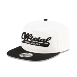 Flash Sale Brand New Era Official College White Golfer Snapback Hat - KTGCaps - Baseball caps for various teams, purchased online at a discount Caps