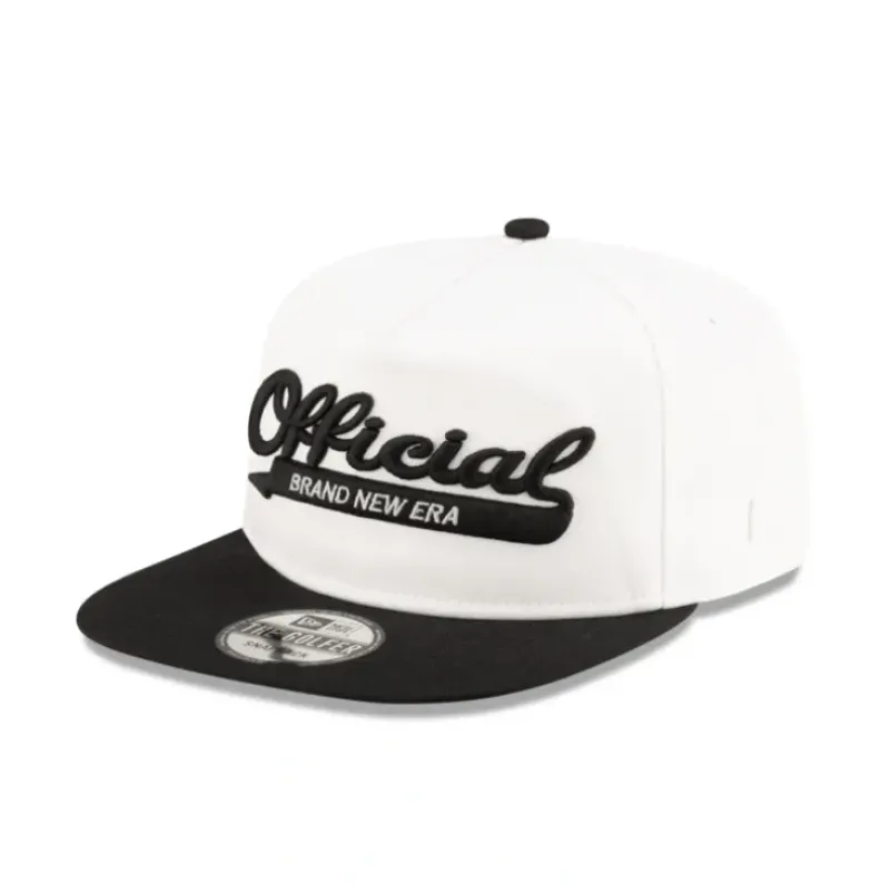 Flash Sale Brand New Era Official College White Golfer Snapback Hat - KTGCaps - Baseball caps for various teams, purchased online at a discount Caps