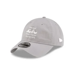 New Brand New Era Prototype Gray 9TWENTY Adjustable Hat - KTGCaps - Baseball caps for various teams, purchased online at a discount Caps