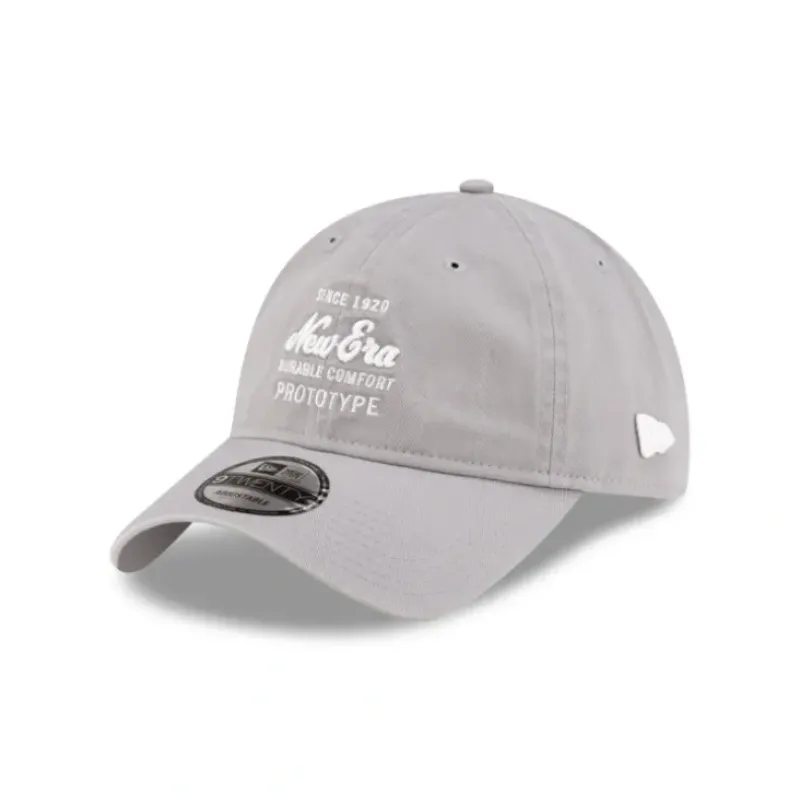 New Brand New Era Prototype Gray 9TWENTY Adjustable Hat - KTGCaps - Baseball caps for various teams, purchased online at a discount Caps