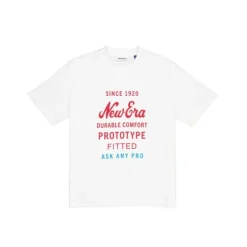 Shop Brand New Era Prototype Icon White Graphic TShirt - KTGCaps - Baseball caps for various teams, purchased online at a discount Caps