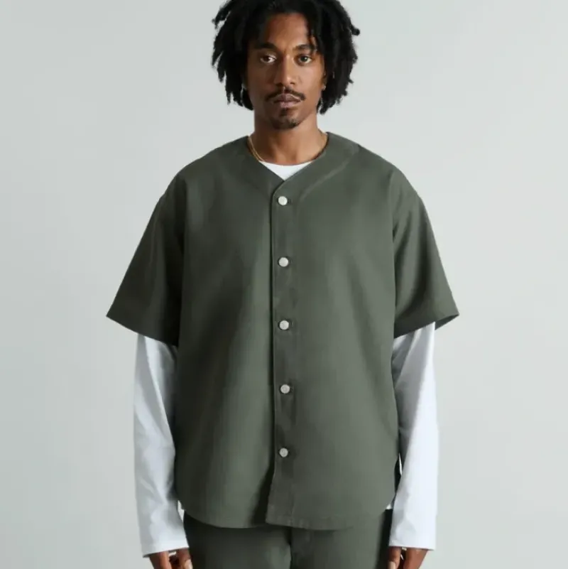 Clearance Brand New Era Riverside Dusty Charcoal Baseball Jersey - KTGCaps - Baseball caps for various teams, purchased online at a discount Caps