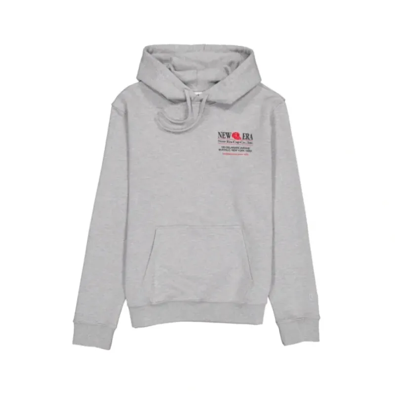 New Brand New Era Sized Graphic Heather Gray Hoodie - KTGCaps - Baseball caps for various teams, purchased online at a discount Caps