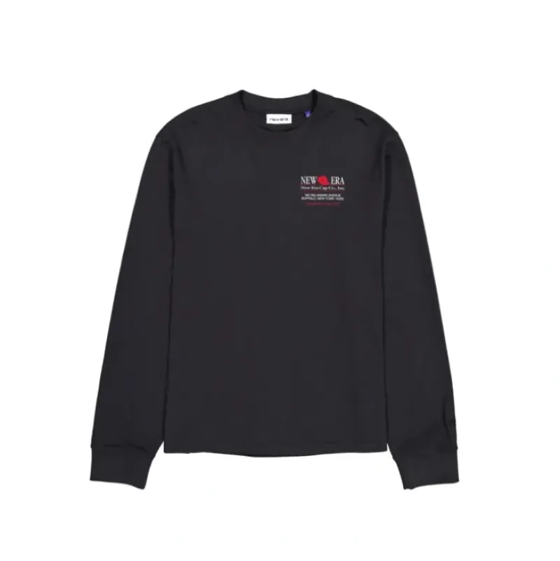 Fashion Brand New Era Sized Graphic Black Long Sleeve TShirt - KTGCaps - Baseball caps for various teams, purchased online at a discount Caps