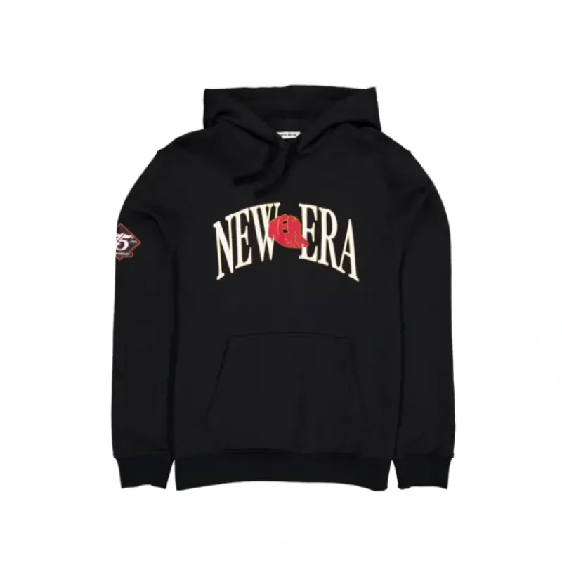 Hot Brand New Era 75th Retro Black Hoodie - KTGCaps - Baseball caps for various teams, purchased online at a discount Caps