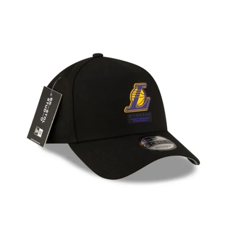 Flash Sale Bristol x Los Angeles Lakers 9FORTY AFrame Snapback Hat - KTGCaps - Baseball caps for various teams, purchased online at a discount Caps