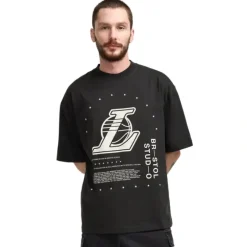 Online Bristol x Los Angeles Lakers Black TShirt - KTGCaps - Baseball caps for various teams, purchased online at a discount Caps