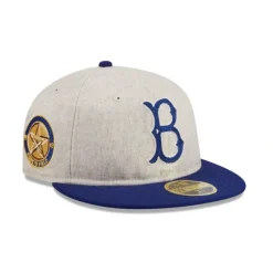 Best Sale Brooklyn Dodgers Melton Wool Retro Crown 59FIFTY Fitted Hat - KTGCaps - Baseball caps for various teams, purchased online at a discount Caps