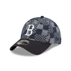 Outlet Brooklyn Dodgers Pattern Denim 9TWENTY Adjustable Hat - KTGCaps - Baseball caps for various teams, purchased online at a discount Caps