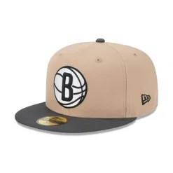 Sale Brooklyn Nets Camel 59FIFTY Fitted Hat - KTGCaps - Baseball caps for various teams, purchased online at a discount Caps
