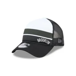 Store Brooklyn Nets Color Block 9FORTY AFrame Trucker Snapback Hat - KTGCaps - Baseball caps for various teams, purchased online at a discount Caps