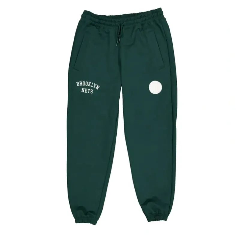 Clearance Brooklyn Nets Dark Green Logo Select Sweatpants - KTGCaps - Baseball caps for various teams, purchased online at a discount Caps