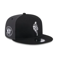Fashion Brooklyn Nets Front Logoman 9FIFTY Snapback Hat - KTGCaps - Baseball caps for various teams, purchased online at a discount Caps