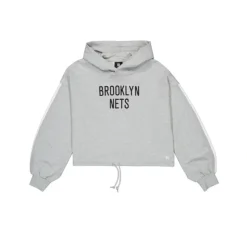 New Brooklyn Nets Gray Logo Select Womens Hoodie - KTGCaps - Baseball caps for various teams, purchased online at a discount Caps