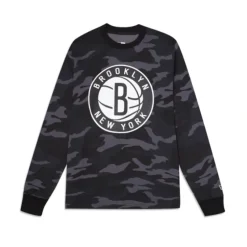 Clearance Brooklyn Nets Lifestyle Camo TShirt - KTGCaps - Baseball caps for various teams, purchased online at a discount Caps