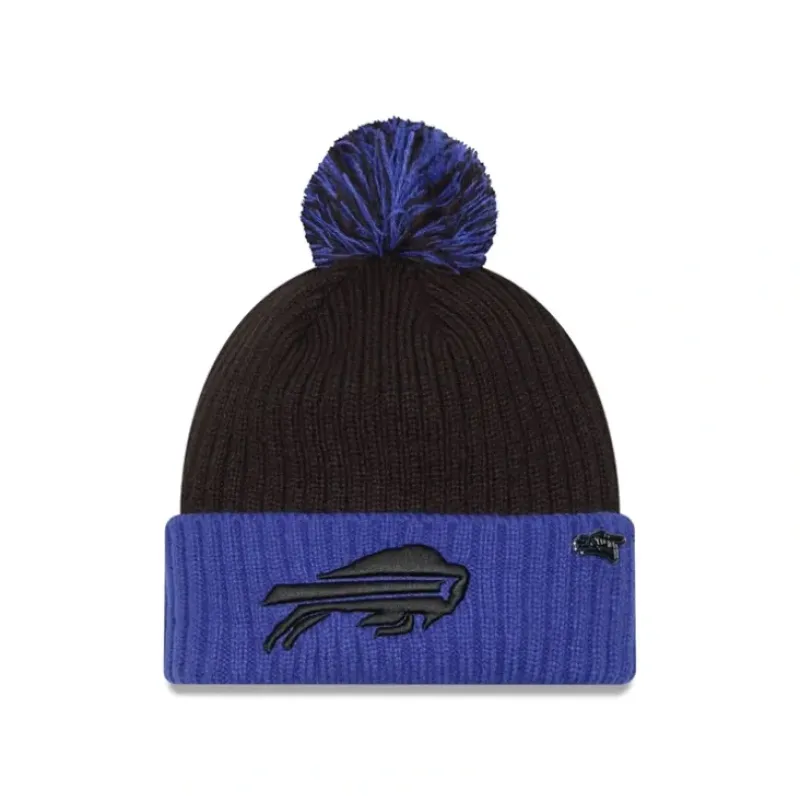 New Buffalo Bills 2024 Inspire Change Pom Knit Hat - KTGCaps - Baseball caps for various teams, purchased online at a discount Caps