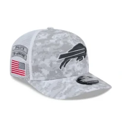 Flash Sale Buffalo Bills 2024 Salute to Service 9SEVENTY Trucker Hat - KTGCaps - Baseball caps for various teams, purchased online at a discount Caps