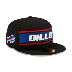 Store Buffalo Bills 2024 Sideline Black 59FIFTY Fitted Hat - KTGCaps - Baseball caps for various teams, purchased online at a discount Caps