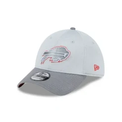 Discount Buffalo Bills 2024 Training Gray 39THIRTY Stretch Fit Hat - KTGCaps - Baseball caps for various teams, purchased online at a discount Caps