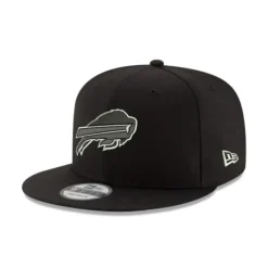 Fashion Buffalo Bills Black and White 9FIFTY Snapback Hat - KTGCaps - Baseball caps for various teams, purchased online at a discount Caps