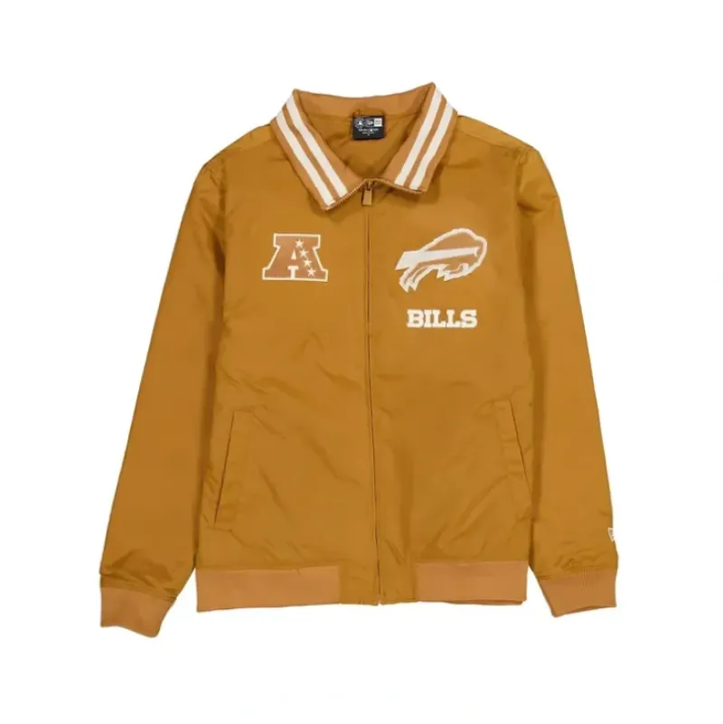 Hot Buffalo Bills Light Bronze Logo Select Jacket - KTGCaps - Baseball caps for various teams, purchased online at a discount Caps