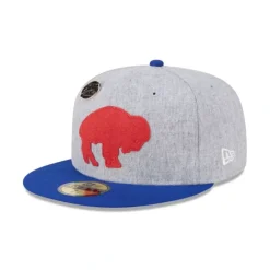 Best Buffalo Bills 70th Anniversary Gray 59FIFTY Fitted Hat - KTGCaps - Baseball caps for various teams, purchased online at a discount Caps