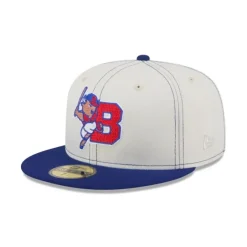 Sale Buffalo Bisons Sandy Linen 59FIFTY Fitted Hat - KTGCaps - Baseball caps for various teams, purchased online at a discount Caps