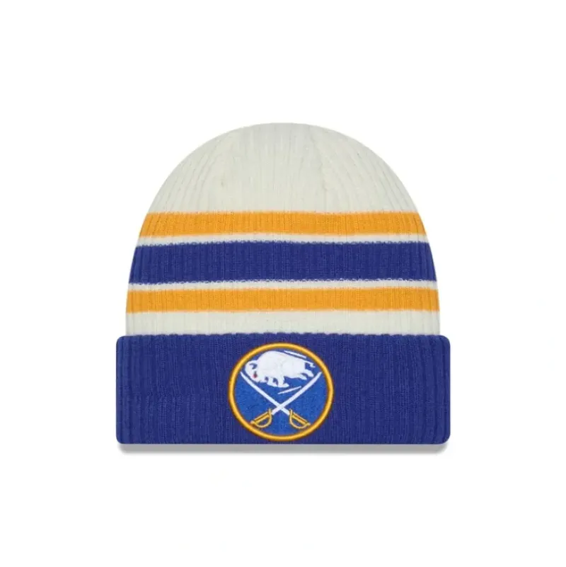 Fashion Buffalo Sabres Vintage Ribbed Beanie - KTGCaps - Baseball caps for various teams, purchased online at a discount Caps