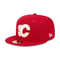 Flash Sale Calgary Flames 59FIFTY Fitted Hat - KTGCaps - Baseball caps for various teams, purchased online at a discount Caps