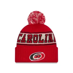 Outlet Carolina Hurricanes Retro Pom Knit Hat - KTGCaps - Baseball caps for various teams, purchased online at a discount Caps