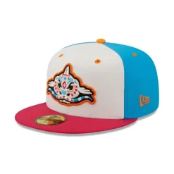 Clearance Carolina Mudcats Copa de la Diversión 59FIFTY Fitted Hat - KTGCaps - Baseball caps for various teams, purchased online at a discount Caps