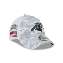 Discount Carolina Panthers 2024 Salute to Service 39THIRTY Stretch Fit Hat - KTGCaps - Baseball caps for various teams, purchased online at a discount Caps