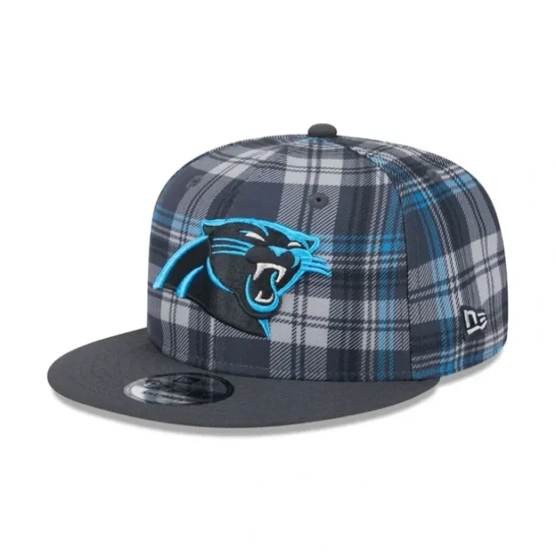 New Carolina Panthers 2024 Sideline Statement Gray 9FIFTY Snapback Hat - KTGCaps - Baseball caps for various teams, purchased online at a discount Caps