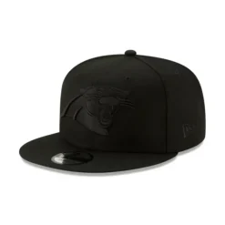Discount Carolina Panthers Basic Black On Black 9FIFTY Snapback Hat - KTGCaps - Baseball caps for various teams, purchased online at a discount Caps