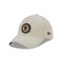 New Chelsea FC Stone Corduroy 39THIRTY Stretch Fit Hat - KTGCaps - Baseball caps for various teams, purchased online at a discount Caps