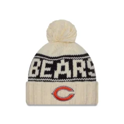 Flash Sale Chicago Bears 2024 Cold Weather Chrome Pom Knit Hat - KTGCaps - Baseball caps for various teams, purchased online at a discount Caps