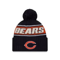 Flash Sale Chicago Bears 2024 Cold Weather Kids Pom Knit Hat - KTGCaps - Baseball caps for various teams, purchased online at a discount Caps