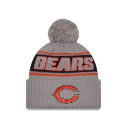 Flash Sale Chicago Bears 2024 Cold Weather Gray Pom Knit Hat - KTGCaps - Baseball caps for various teams, purchased online at a discount Caps