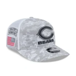 Hot Chicago Bears 2024 Salute to Service 9SEVENTY Trucker Hat - KTGCaps - Baseball caps for various teams, purchased online at a discount Caps