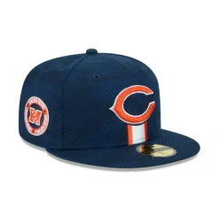Discount Chicago Bears 2024 Sideline 59FIFTY Fitted Hat - KTGCaps - Baseball caps for various teams, purchased online at a discount Caps