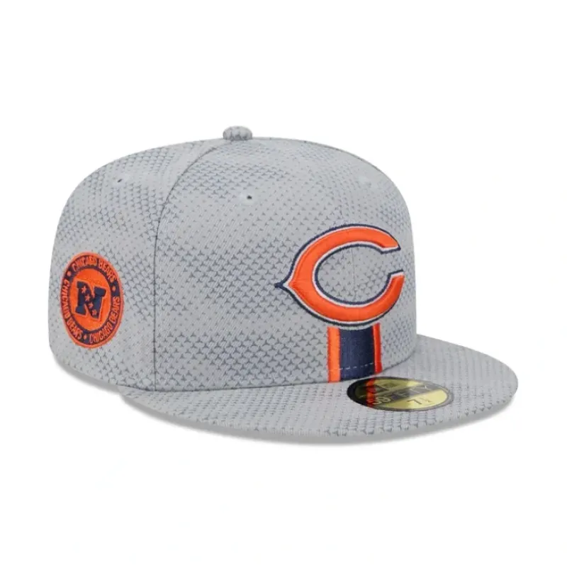 Hot Chicago Bears 2024 Sideline Gray 59FIFTY Fitted Hat - KTGCaps - Baseball caps for various teams, purchased online at a discount Caps