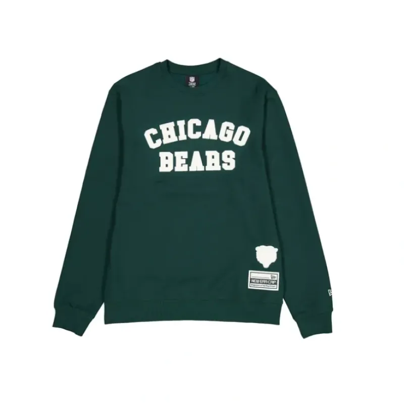 Discount Chicago Bears Dark Green Logo Select Crewneck - KTGCaps - Baseball caps for various teams, purchased online at a discount Caps